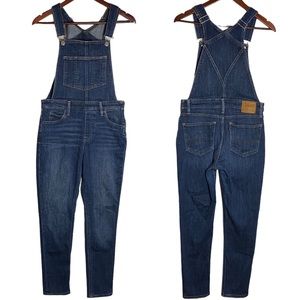 Levi's Denim Jean Overalls Red Tab Big E Dark Blue Adjustable Straps 29